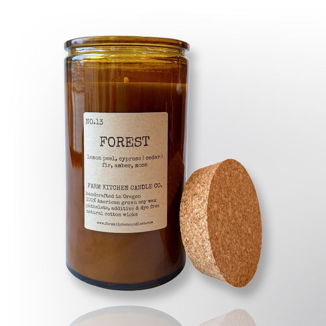 Forest Soy Candle | Amber Apothecary | Large- 14.5 oz.