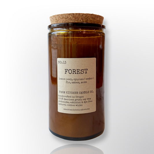 Forest Soy Candle | Amber Apothecary | Large- 14.5 oz.