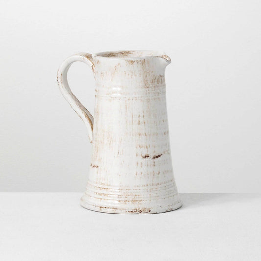 Glazed Ceramic Pitcher