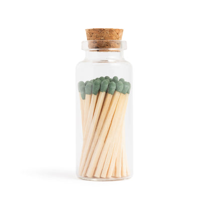 Juniper Green Matches in Medium Corked Vial