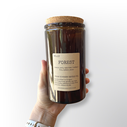 Forest Soy Candle | Amber Apothecary | Large- 14.5 oz.